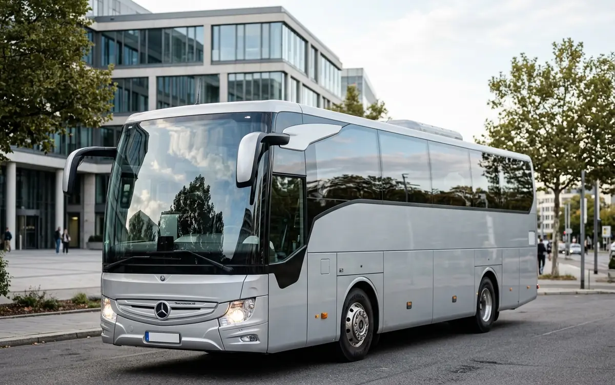 Mid-size 28–35 seat mini coach for premium incentive groups in Europe
